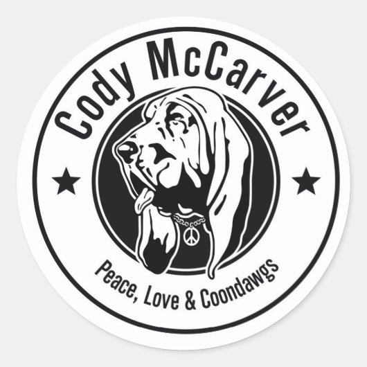 PLCロゴスモールステッカー ラウンドシール (正面)