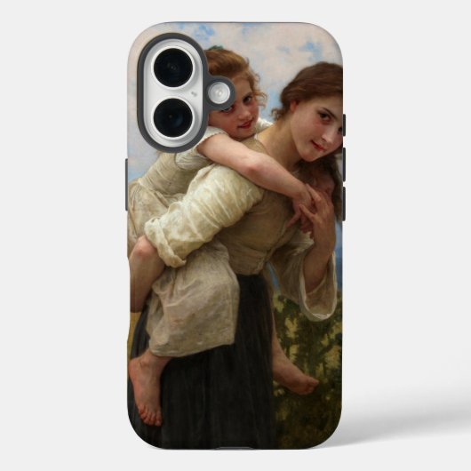 Pleasant Burden by William Adolphe Bouguerau Case-Mate iPhoneケース (裏面)