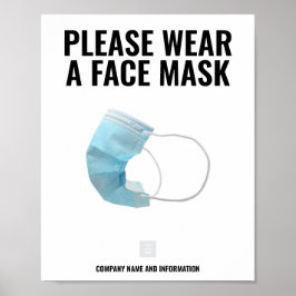 PLEASE衣服A FACEMASKポスター ポスター