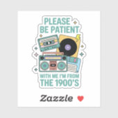 Please be patient with me I'm from the 1900's  シール (シート)