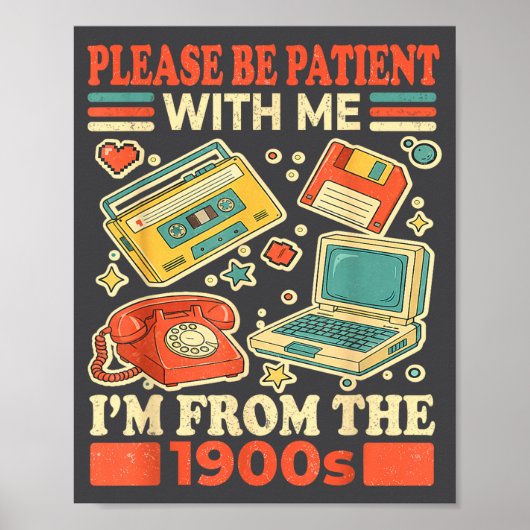 Please Be Patient With Me I'm From The 1900s ポスター (正面)