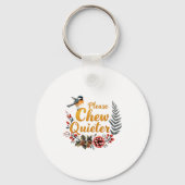 Please Chew Quieter キーホルダー (正面)