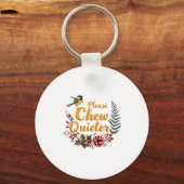 Please Chew Quieter  キーホルダー (正面)