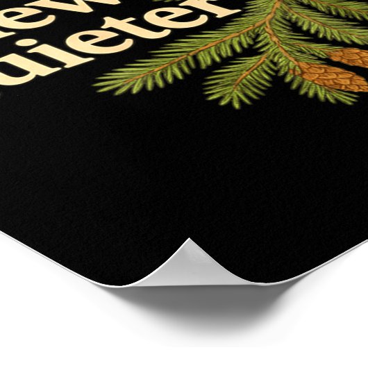 Please Chew Quieter Funny Misophonia Bird Quote  ポスター (角)