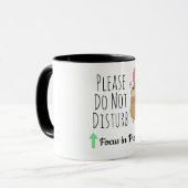 Please Do Not Disturb Mug for Coworkers マグカップ (正面左)