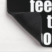 Please Do Not Feed The Models With Skinny Fun  マウスパッド (コーナー)