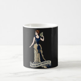 Please Do Not Perceive Me - Victorian Lady Vintage コーヒーマグカップ