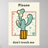 Please Do Not Touch Cactus ポスター (正面)