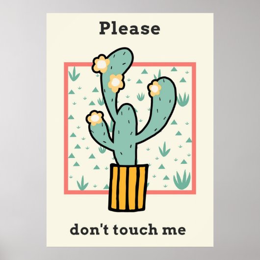 Please Do Not Touch Cactus ポスター (正面)