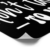 Please Don’t Talk To Me, Funny Sarcastic Quotes  ポスター (角)