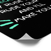 Please Don't Be Rude To Me Funny  ポスター (角)