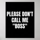 Please Don't Call Me Boss Funny  ポスター (正面)