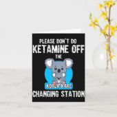 Please Don't Do Ketamine Off The Koala Kare Changi カード (黄色い花)