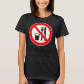 Please Don't Feed Me Funny  Tシャツ (正面)