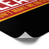 Please Don't Make Me Do Stuff Funny Quotes Sarcast ポスター (角)