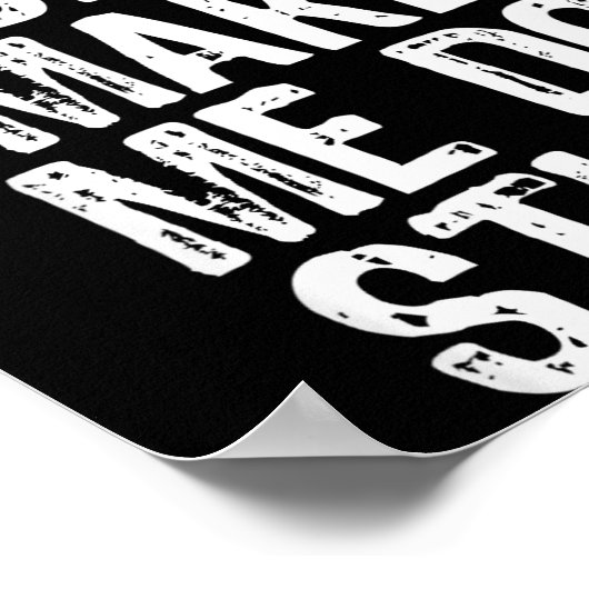 Please Don't Make Me Do Stuff Lazy Funny  ポスター (角)