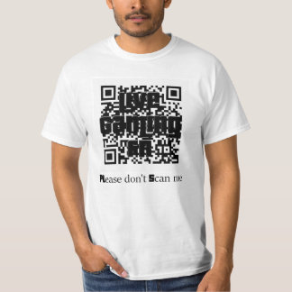 PLease don't Scan me Tシャツ