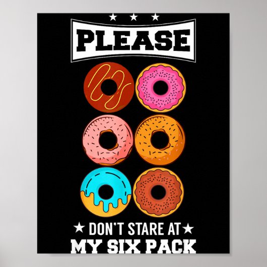 Please Don't Stare At My Six Pack Donut  ポスター (正面)