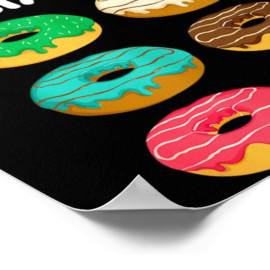 Please Don't Stare At My Six Pack Donuts Abs Funny ポスター (角)