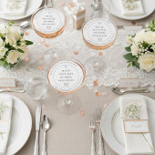 Please Don't Take My Drink, I'm Dancing Wedding  ラウンドペーパーコースター