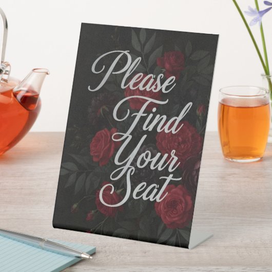 Please Find Your Seat Signs 台座サイン (インサイチュ)