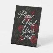 Please Find Your Seat Signs 台座サイン (正面)