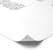 Please Find Your Seat up to 20 tables seating plan ポスター (角)