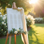 Please Find Your Seat Wedding Seating Chart ポスター