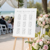 Please Find Your Seat Wedding Seating Chart ポスター
