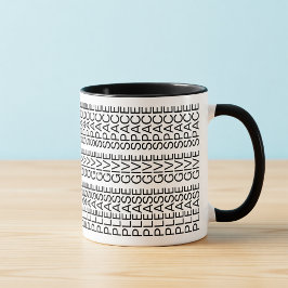 Please Give Space Hidden Message Introvert Mug マグカップ