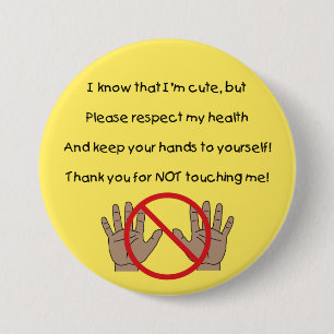 Please Hands 保 To Self(セルフボタン(YAA) 缶バッジ