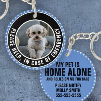 Please Help Safety Alert ICE Photo Custom Text キーホルダー