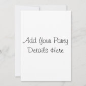 Please Join Usパーティの招待状 招待状 (裏面)