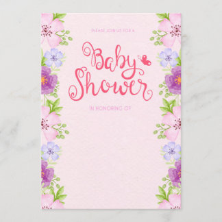 Please, join us for a baby shower 招待状