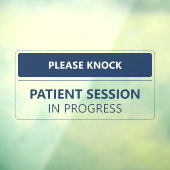 Please Knock Patient Session Medical ID ウィンドウサイン (シート3)
