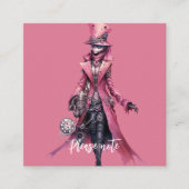 Please Noteファッションスチームパンクスケルトン幽霊 エンクロージャーカード (正面)