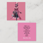 Please Noteファッションスチームパンクスケルトン幽霊 エンクロージャーカード (正面/裏面)