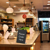 Please Order Here Black 台座サイン