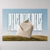 PLEASE PLEASE PLEASE - SC 引用の壁アートポスター ポスター (正面)