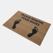Please Remove Your Shoes Doormat ドアマット (アングル)