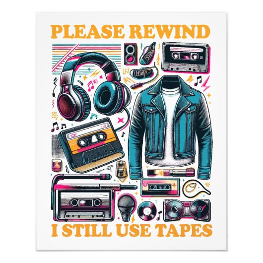 Please Rewind - I still Use Tabes フォトプリント (正面)