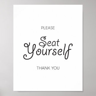 Please Seat Yourself ポスター