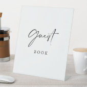 Please Sign Our Guest Book Wedding Sign Modern  台座サイン (インサイチュ)