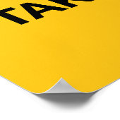 PLEASE, TAKE A SIT – Funny Bathroom Poster ポスター (角)