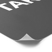 PLEASE, TAKE A SIT – Funny Bathroom Poster ポスター (角)