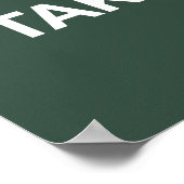 PLEASE, TAKE A SIT – Funny Bathroom Poster ポスター (角)