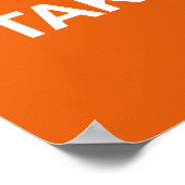 PLEASE, TAKE A SIT – Funny Bathroom Poster ポスター (角)