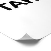 PLEASE, TAKE A SIT – Funny Bathroom Poster ポスター (角)