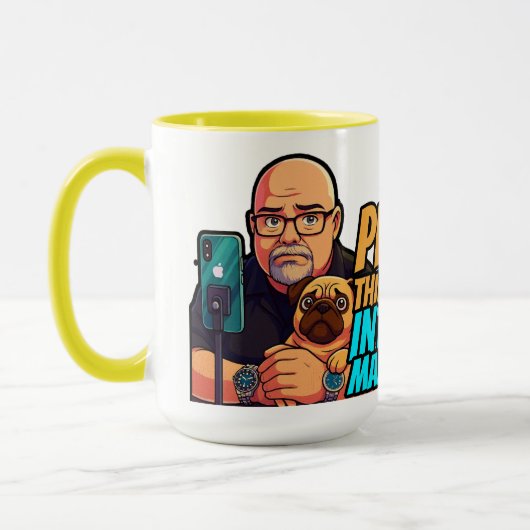 Please Think of the Internet Marketers Mug マグカップ (左)