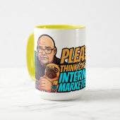 Please Think of the Internet Marketers Mug マグカップ (正面左)
